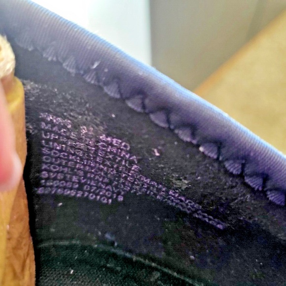 Simply Vera Vera Wang Stevie All-Over Stretch Heels Shoes Pumps Black sz 9 Navy - Picture 4 of 7